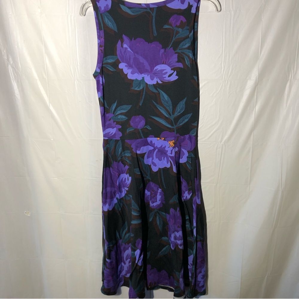 Lula Roe Purple Sleeveless Dress Size Small - Picture 2 of 3